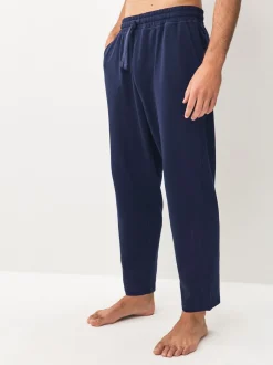 Pyjama's|Loungewear|Next - Open - Loopback Soft Touch 2 Pack Open Joggers Zwart/marineblauw