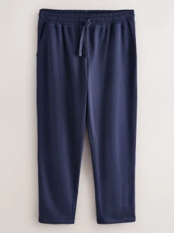 Pyjama's|Loungewear|Next - Open - Loopback Soft Touch 2 Pack Open Joggers Zwart/marineblauw