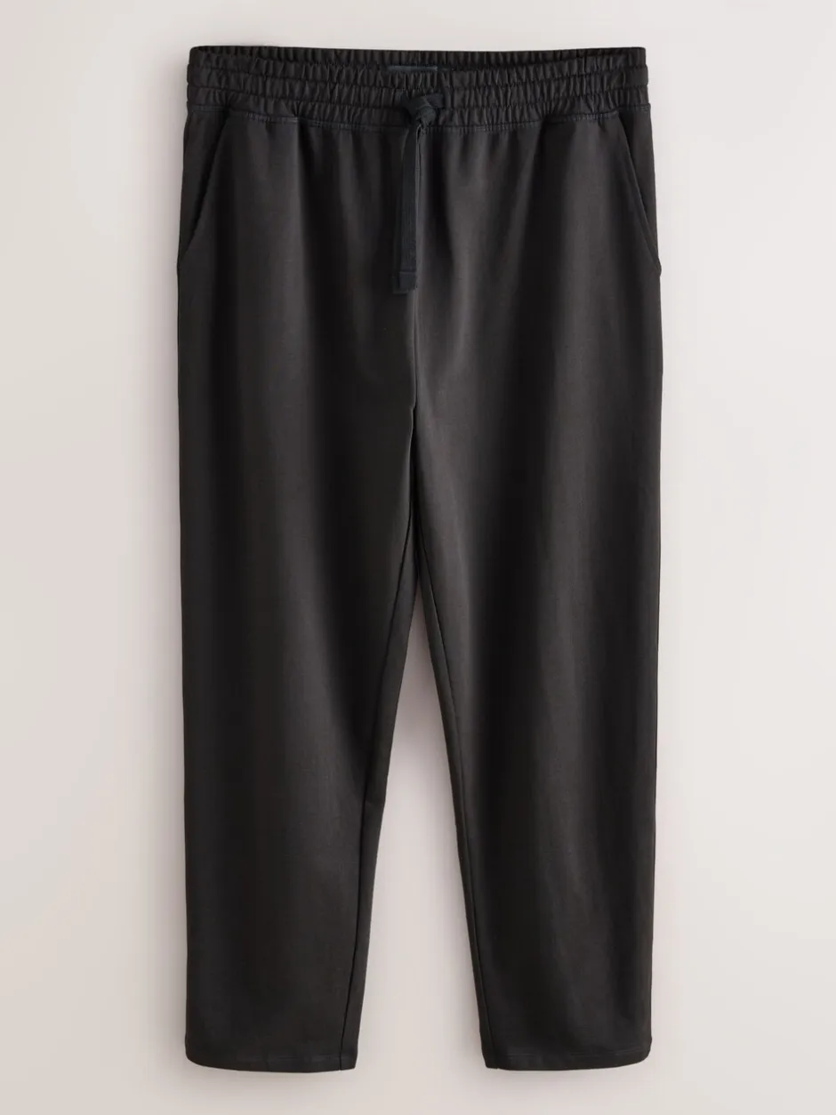 Pyjama's|Loungewear|Next - Open - Loopback Soft Touch 2 Pack Open Joggers Zwart/marineblauw