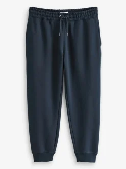 Joggingbroeken*Next - Slim Fit Brushback Heavyweight 2 Pack Joggers Zwart/marineblauw