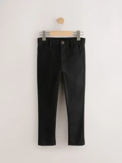 Broeken En Chino's|Next - Stretch skinny chino's verpakking van 2 (3-17jr) Zwart/marineblauw