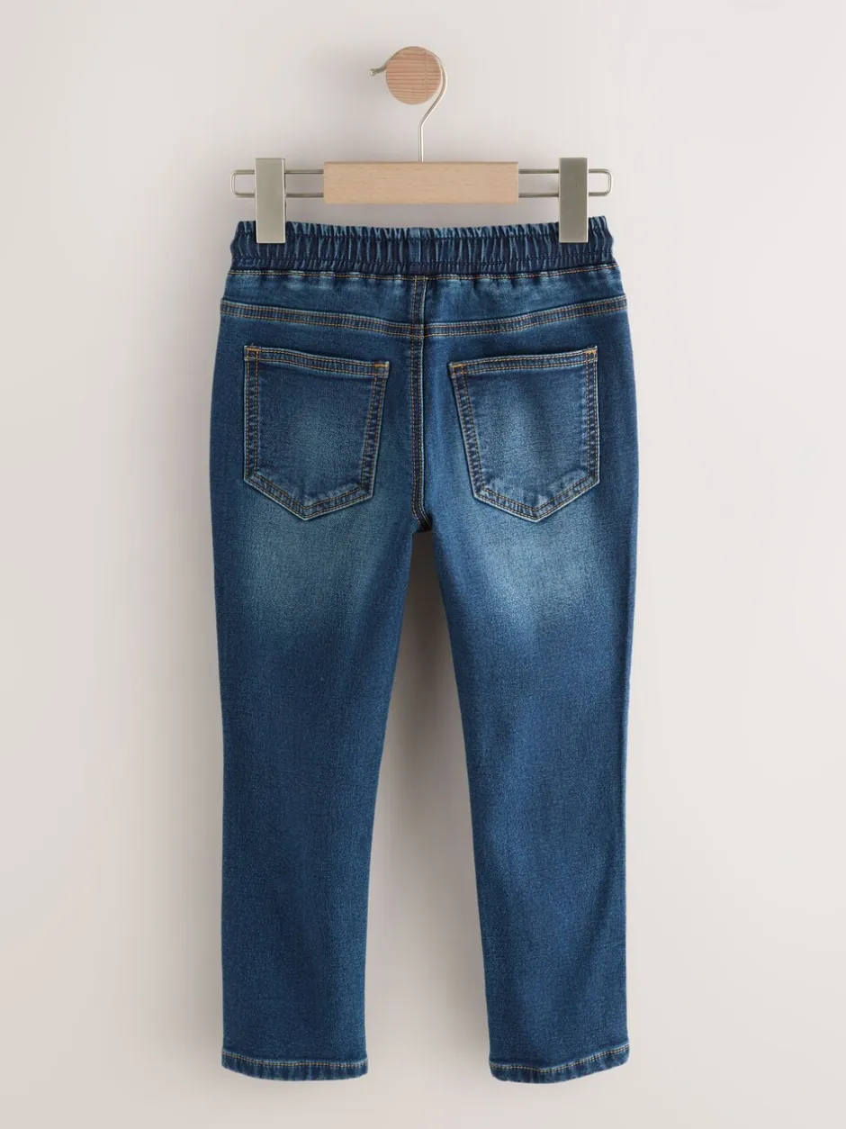 Jeans|Next Zwart/marineblauw - Stretchy jeans met elastische taille 2 pack (3-16jr)