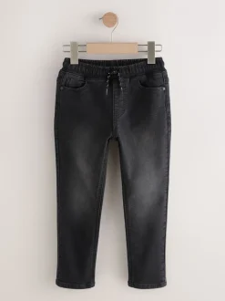 Jeans|Next Zwart/marineblauw - Stretchy jeans met elastische taille 2 pack (3-16jr)