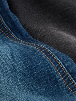 Jeans|Next Zwart/marineblauw - Stretchy jeans met elastische taille 2 pack (3-16jr)