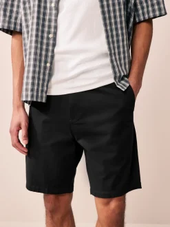 Shorts*Next - Straight fit - Set van 3 chinoshorts met stretch Zwart/marineblauw/antraciet