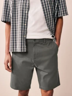Shorts*Next - Straight fit - Set van 3 chinoshorts met stretch Zwart/marineblauw/antraciet