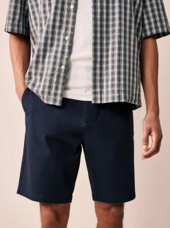 Shorts*Next - Straight fit - Set van 3 chinoshorts met stretch Zwart/marineblauw/antraciet
