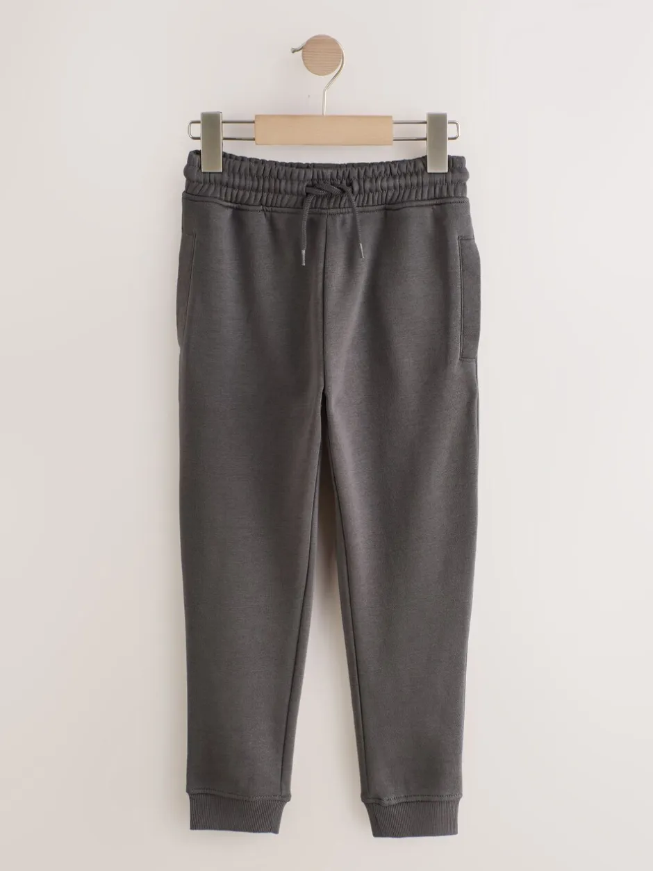 Joggingbroeken|Next - Basic joggingbroeken, set van 5 (3-16jaar) Zwart/marineblauw/grijs