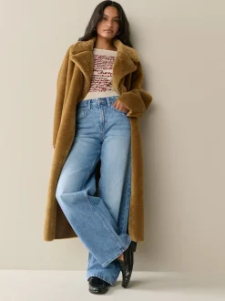 Jeans*Next - Jeans met wijde pijpen 2 Set Zwart/middelblauw