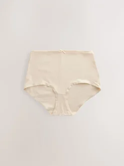 Onderbroeken|Next - Set van 7 slips met hoog katoengehalte Zwart/pastelroze huidskleur/wit
