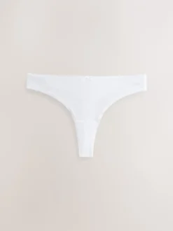 Onderbroeken*Next - Set van 7 slips met hoog katoengehalte Zwart/pastelroze huidskleur/wit