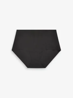 Onderbroeken*Next - Geen zichtbare onderbroeklijn comfortabele slips verpakking van 3 Zwart/Praline Huidskleur/Chocolade Huidskleur