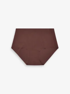 Onderbroeken*Next - Geen zichtbare onderbroeklijn comfortabele slips verpakking van 3 Zwart/Praline Huidskleur/Chocolade Huidskleur