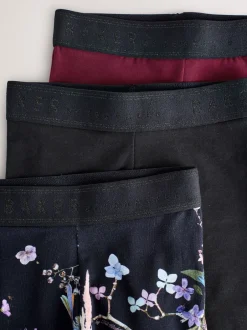 Broeken En Leggings*Baker by Ted Baker - - Leggings 3 stuks Zwart/rood