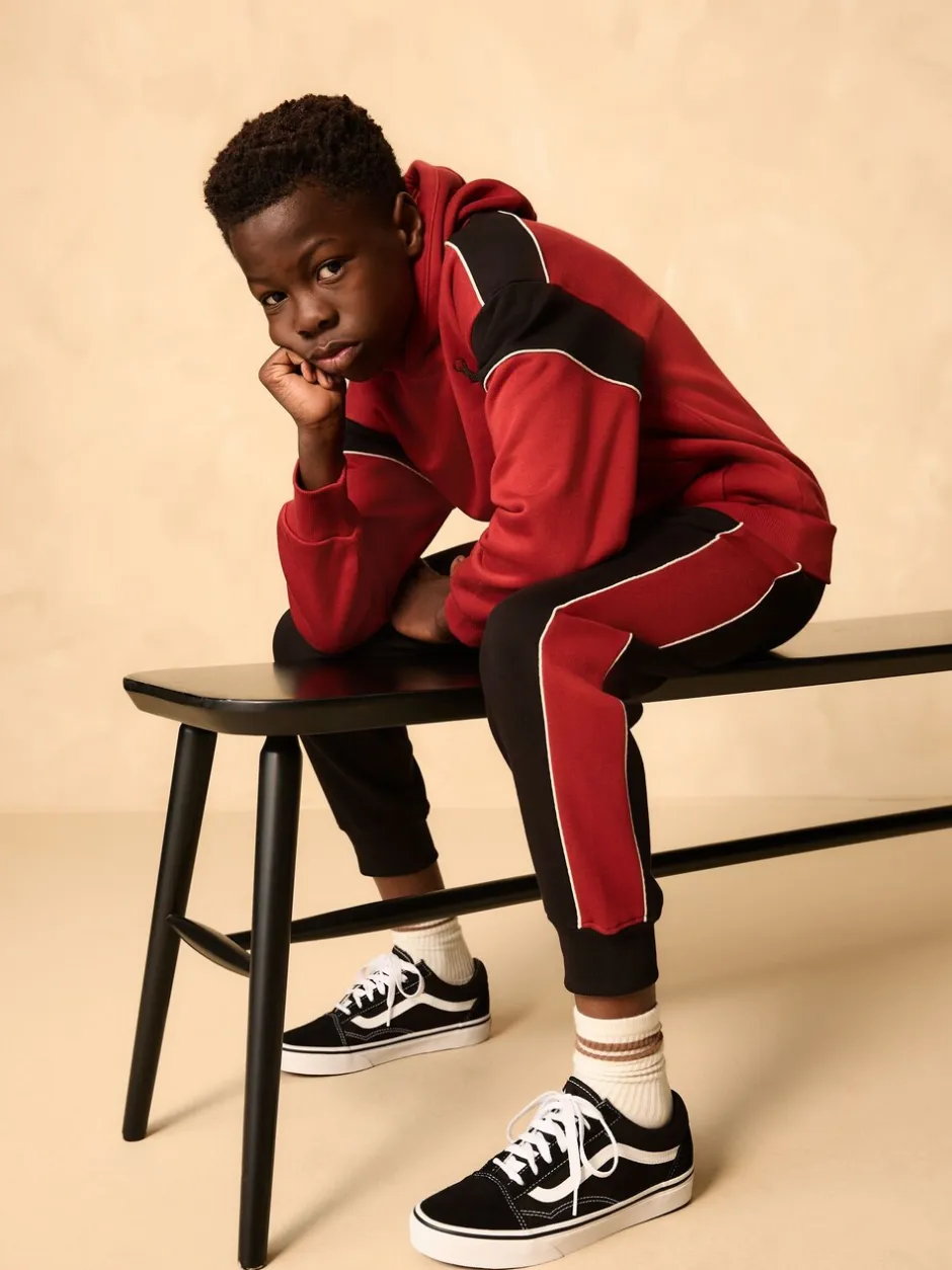 Joggingbroeken|Sweaters En Hoody´S|Next Zwart/rood - Colourblock Hoodie Set