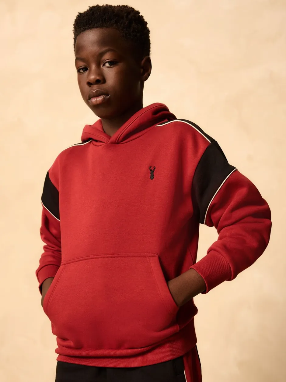 Joggingbroeken|Sweaters En Hoody´S|Next Zwart/rood - Colourblock Hoodie Set