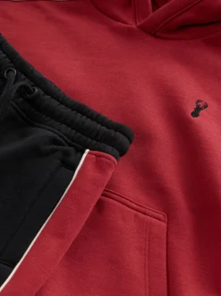 Joggingbroeken|Sweaters En Hoody´S|Next Zwart/rood - Colourblock Hoodie Set
