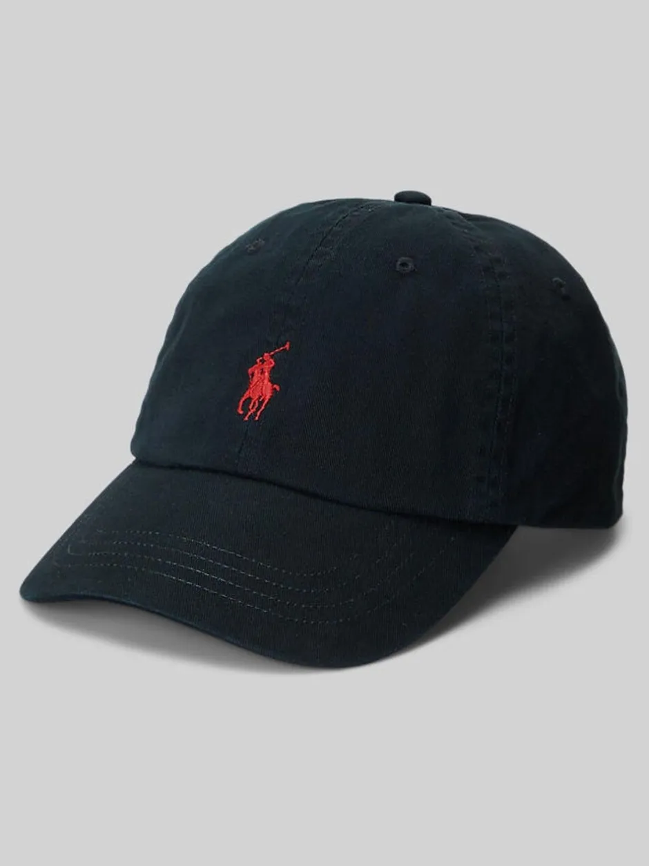 Mutsen, Sjaals En Handschoenen|Polo Ralph Lauren Zwart/rood logo - Classic Cap