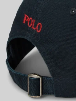 Mutsen, Sjaals En Handschoenen|Polo Ralph Lauren Zwart/rood logo - Classic Cap
