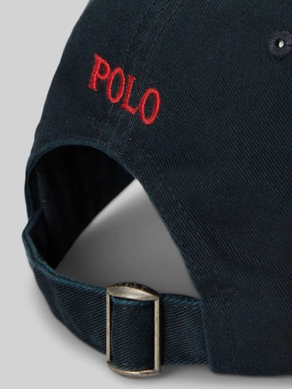 Mutsen, Sjaals En Handschoenen|Polo Ralph Lauren Zwart/rood logo - Classic Cap