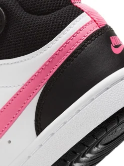 Sneakers|Sneakers*Nike Zwart/roze - - Junior Court Borough halfhoge sneakers