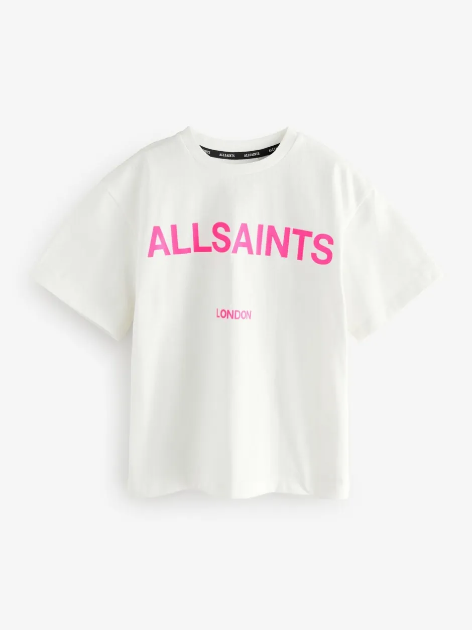 T-Shirts*smALLSAINTS - Oversized Girls Logo T-Shirts 3 Pack Zwart/roze