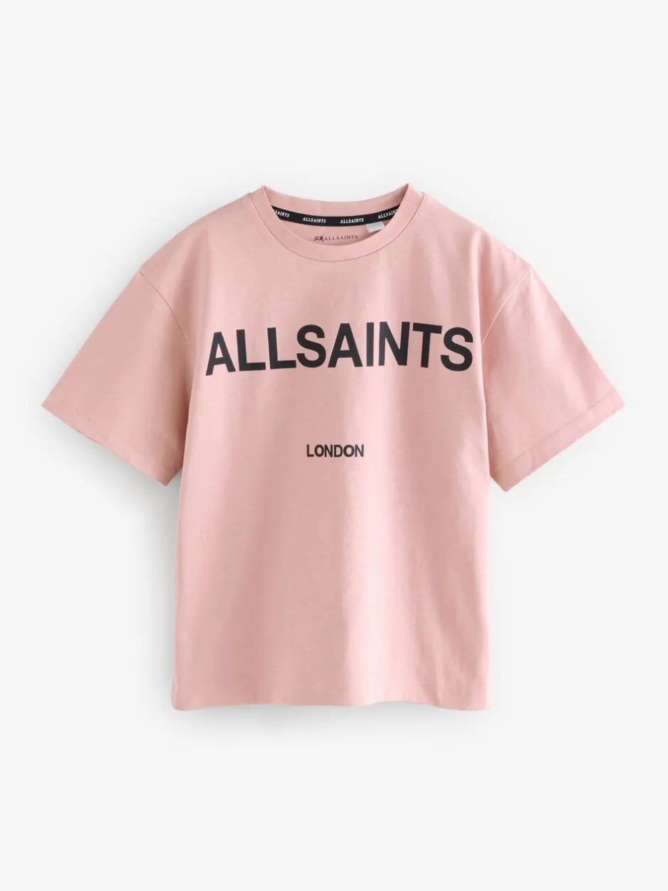 T-Shirts*smALLSAINTS - Oversized Girls Logo T-Shirts 3 Pack Zwart/roze
