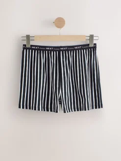 Pyjama's*Next - Korte pyjamaset 2 stuks Zwart/roze streep