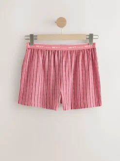 Pyjama's*Next - Korte pyjamaset 2 stuks Zwart/roze streep