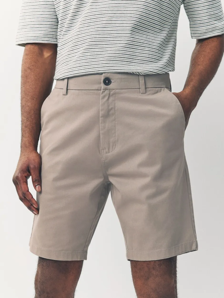 Shorts*Next - Straight fit - Set van 4 chinoshorts met stretch Zwart/vintage Blauw/Wit/Mushroom white
