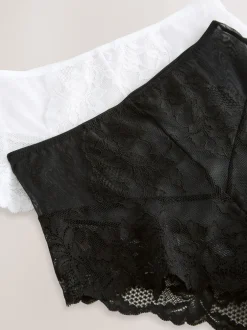 Onderbroeken|Next Zwart/wit - 2 Kanten slips