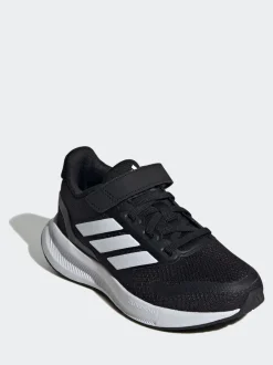 Sneakers|Sneakers|adidas Zwart/wit - Runfalcon 5 kindersneakers met elastische veters