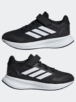 Sneakers|Sneakers|adidas Zwart/wit - Runfalcon 5 kindersneakers met elastische veters