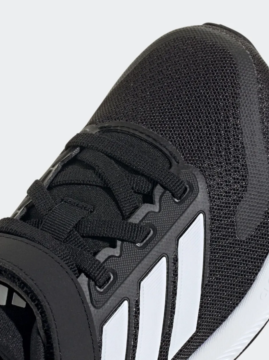 Sneakers|Sneakers|adidas Zwart/wit - Runfalcon 5 kindersneakers met elastische veters