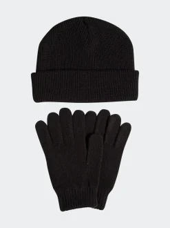 Mutsen, Sjaals En Handschoenen*adidas - set met handschoenen en beanie Zwart/wit