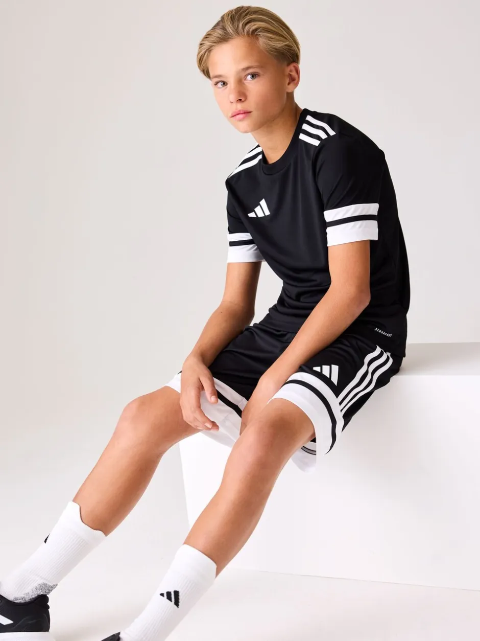 Shorts|Shorts En Rokken|adidas Zwart/wit - Squadra 25 kindershorts