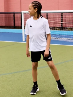 Schoolkleding|Shorts*adidas Zwart/wit - Tiro 24 shorts voor kinderen