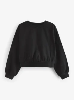 Sweaters En Hoody´S|Next Zwart/wit - Boxy 100% katoenen Sweaters met Lange mouwen 3 pack (3-16jr)