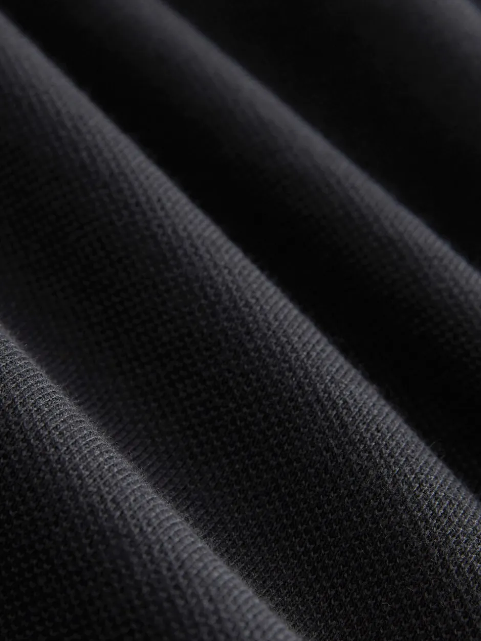 Poloshirts*Fred Perry Zwart/wit - poloshirt met gestreepte rand