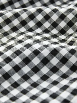 Shorts*Next Zwart/wit - Gingham shorts met elastische taille