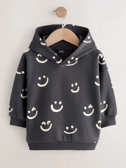 Sweaters En Hoody´S*Next Zwart/wit - Hoodie met lange mouwen en print (3mnd-7jr)