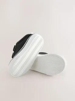 Sneakers|Next - Klittenbandsluiting Skate Trainers Zwart/wit