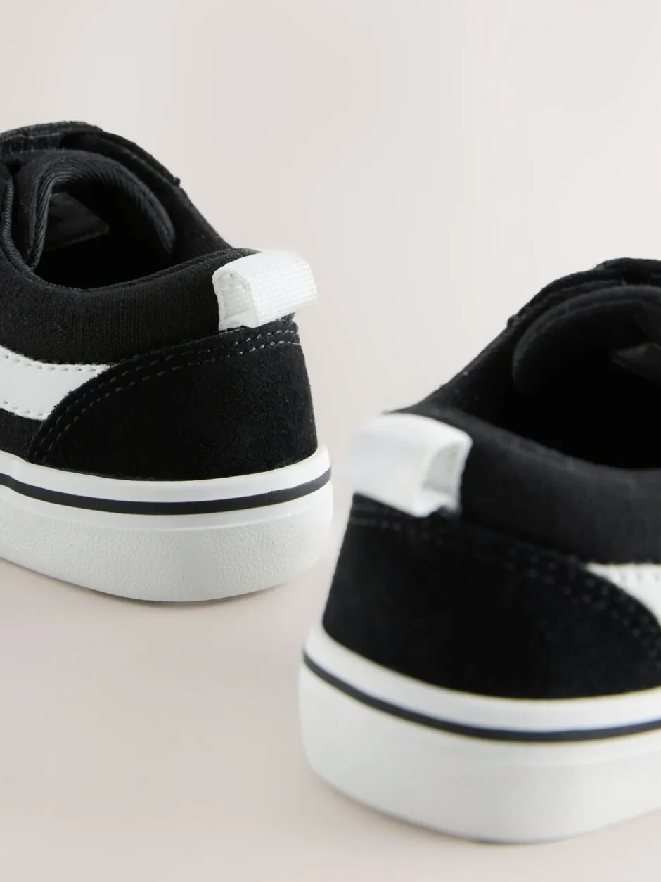 Sneakers|Next - Klittenbandsluiting Skate Trainers Zwart/wit