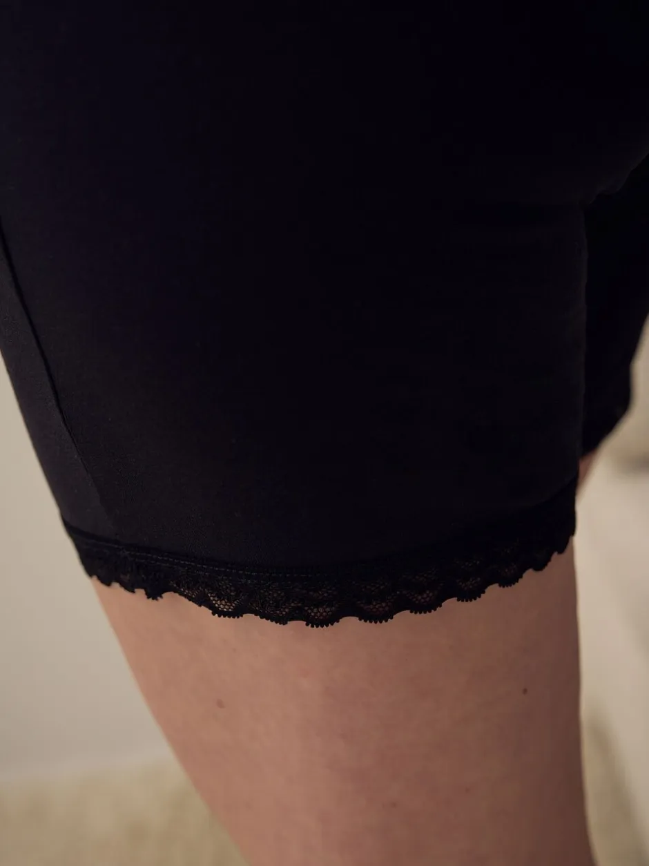 Shapewear|Next Zwart/wit - Menopause Friendly Cooling Thigh Smoothing Shorts 2 Pack