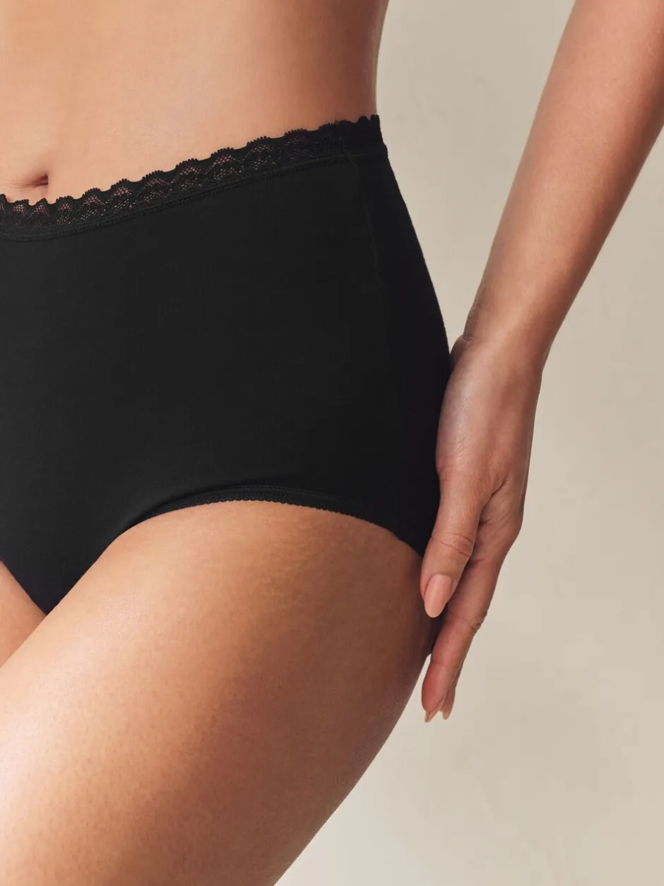 Onderbroeken*Next Zwart/wit - Menopause Friendly Cooling Knickers 2 Pack