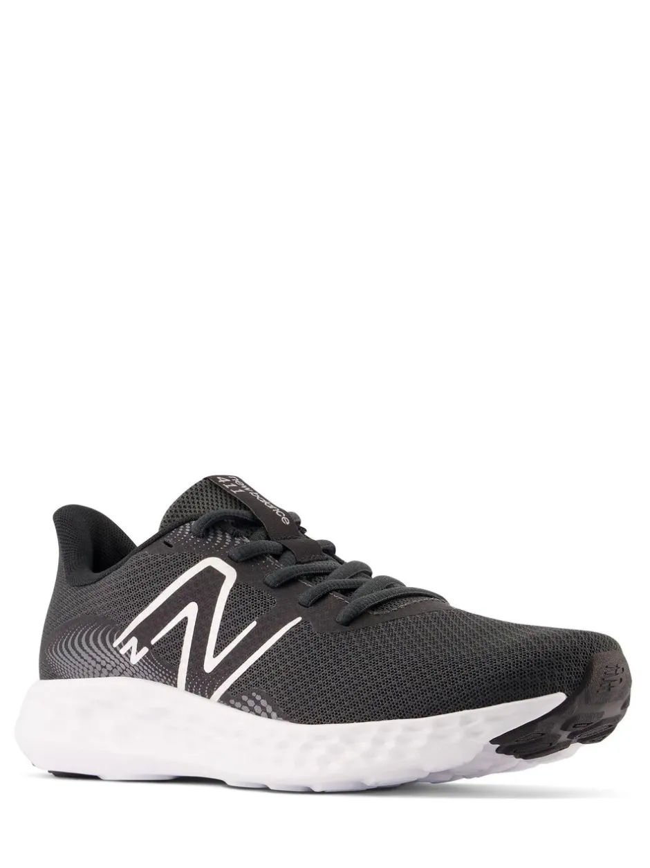 Sneakers|New Balance - 411 damessneakers Zwart/wit