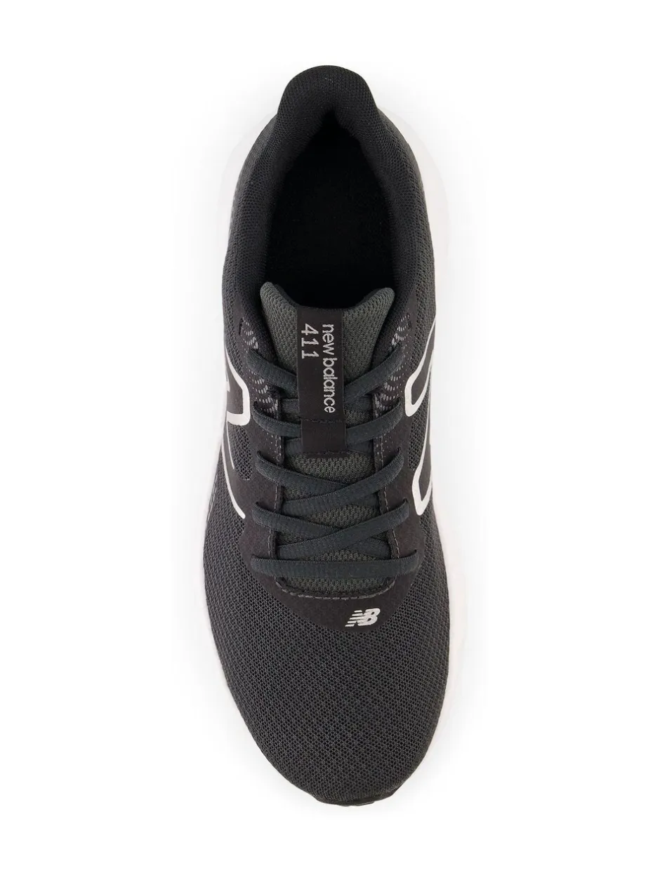 Sneakers|New Balance - 411 damessneakers Zwart/wit