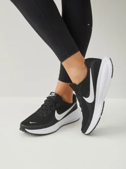 Sneakers|Sportkleding|Nike Zwart/wit - Revolution 8 hardloopschoenen