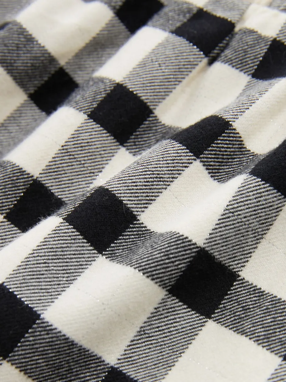 Nachtkleding En Pyjama's|Pyjama's|Next - Set van 2 pyjama's met geweven broek (3-16jr) Zwart/wit