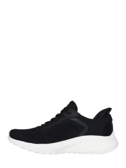Sneakers*Skechers Zwart/wit - BOBS Sport Squad Chaos Slip In instapsneakers